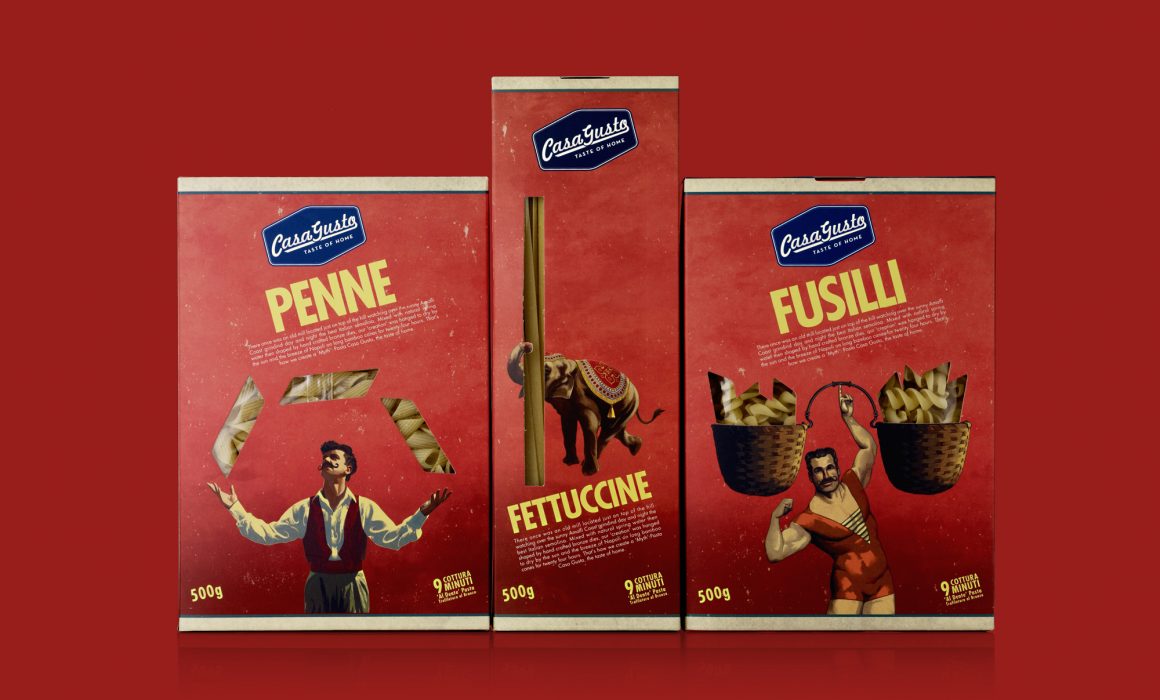 Casa Gusto Food Brand Identity Packaging and Design Agency Australia