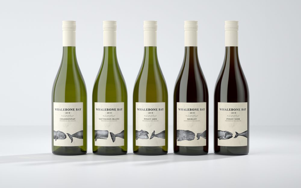 Whalebone Bay Wine Packaging Design