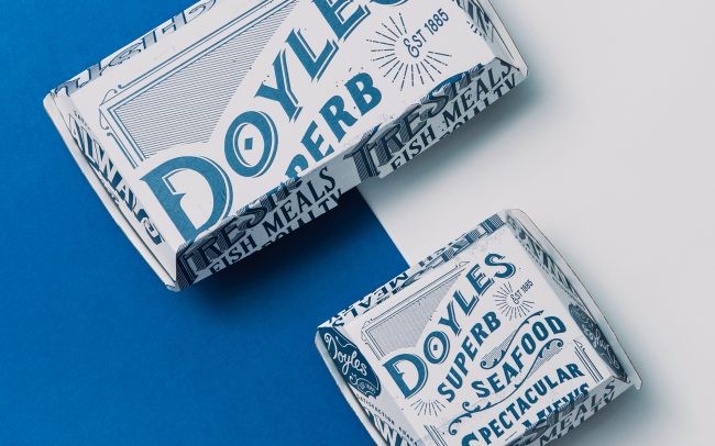 Doyles restaurant sydney brand packaging design