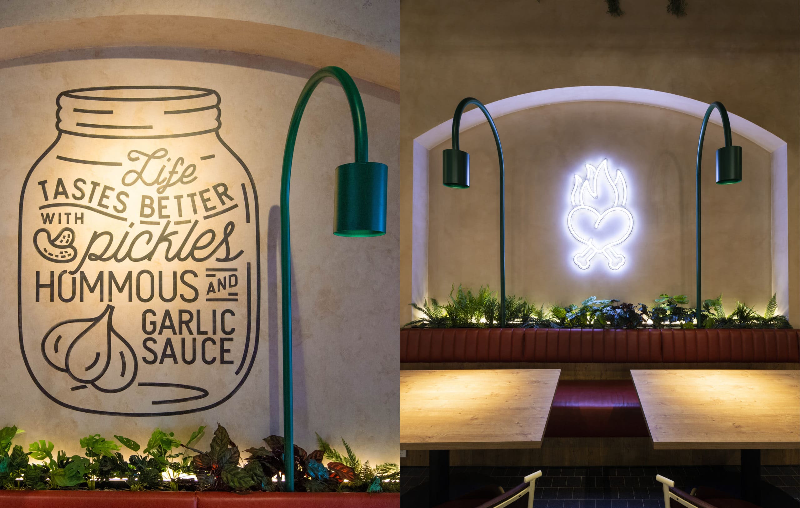 eljannah-branding-qsr-10 El Jannah Charcoal Chicken Restaurant Neon Copywriting Mural