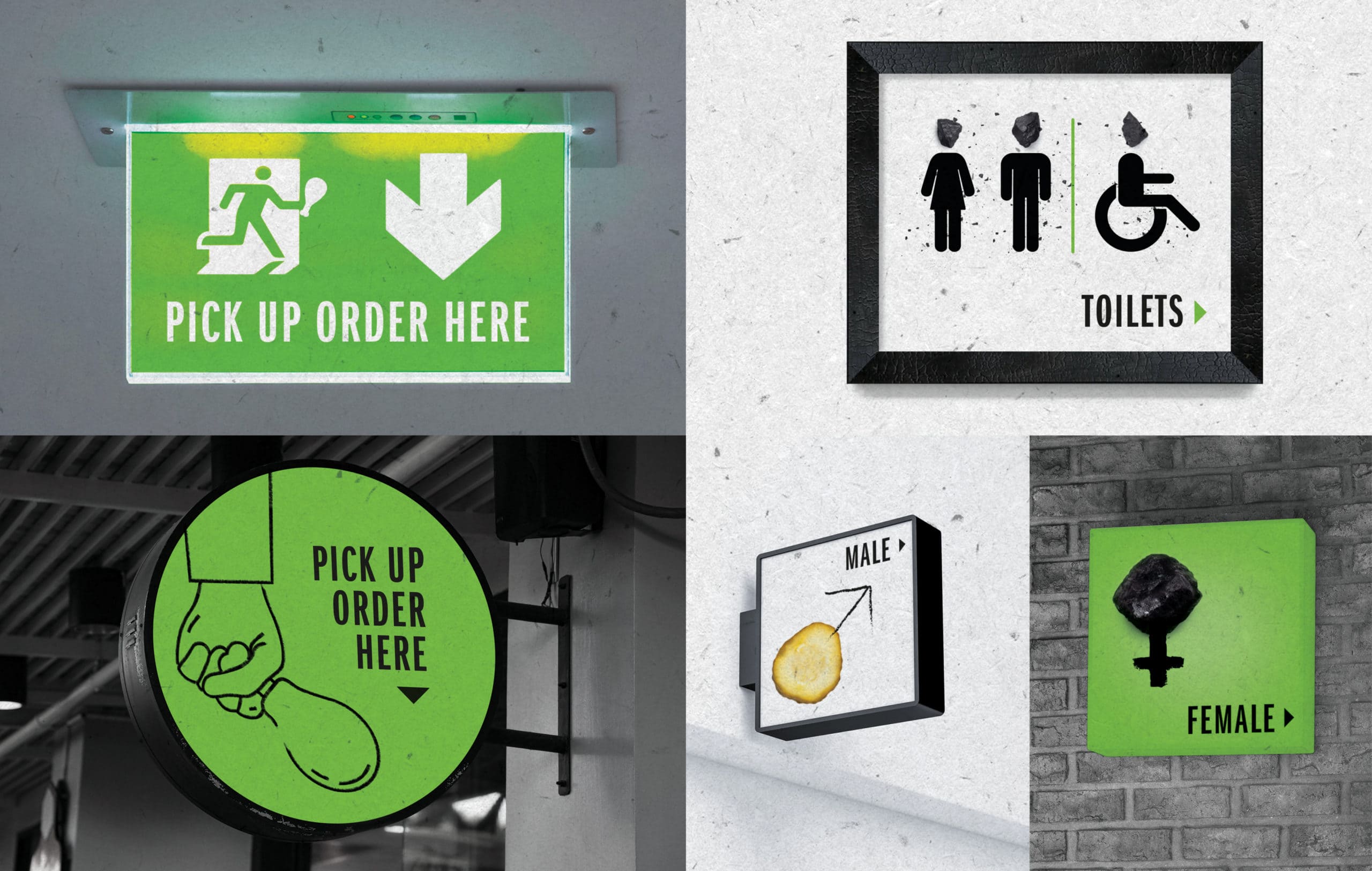 El Jannah Charcoal Chicken Restaurant Instore Signage
