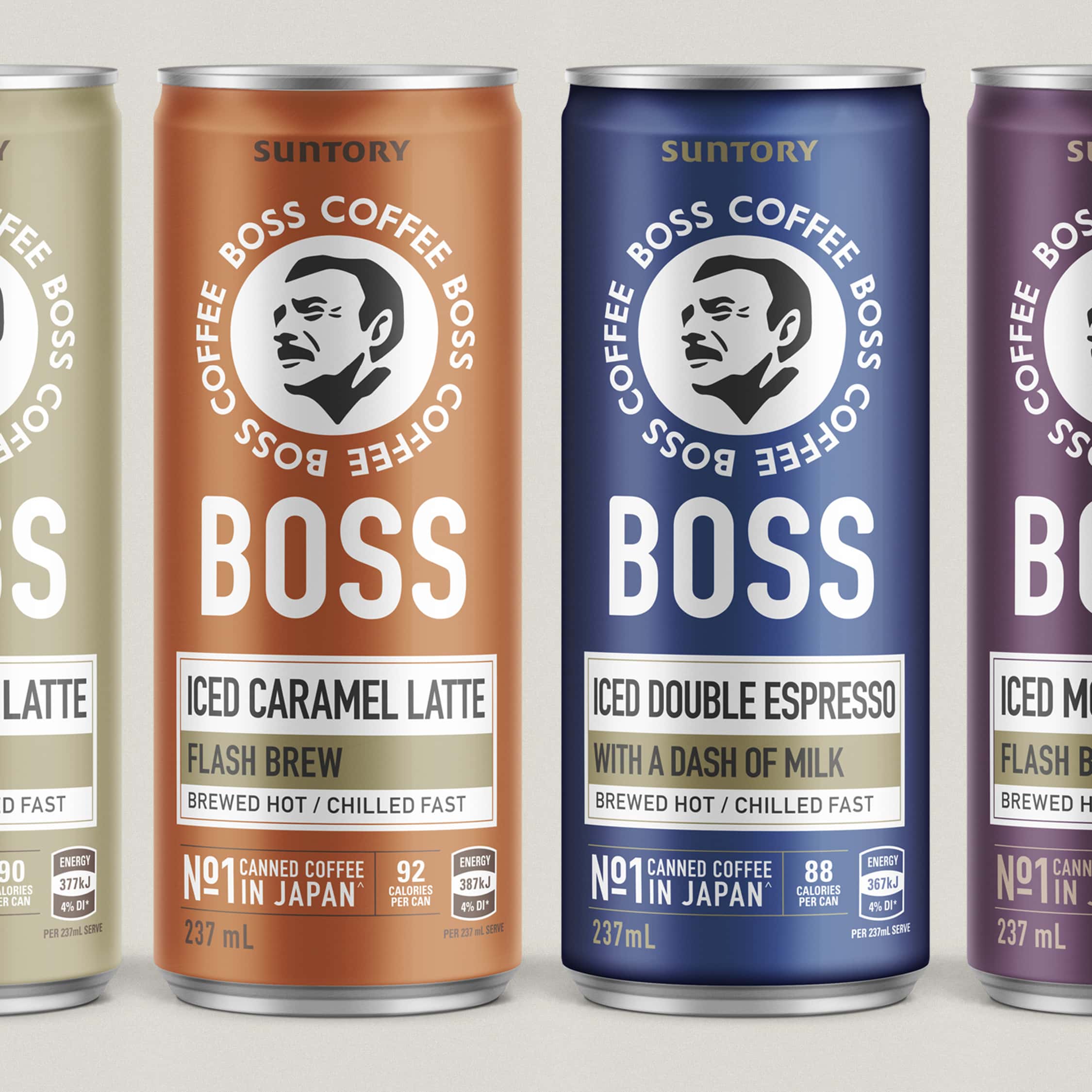 Boss Coffee Case Study Insta – Chosen Shots Post 11 Suntory Boss Coffee Packaging range