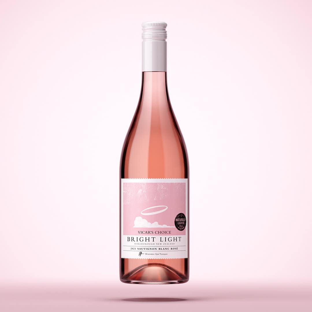 Bright Light low alcohol wine packaging